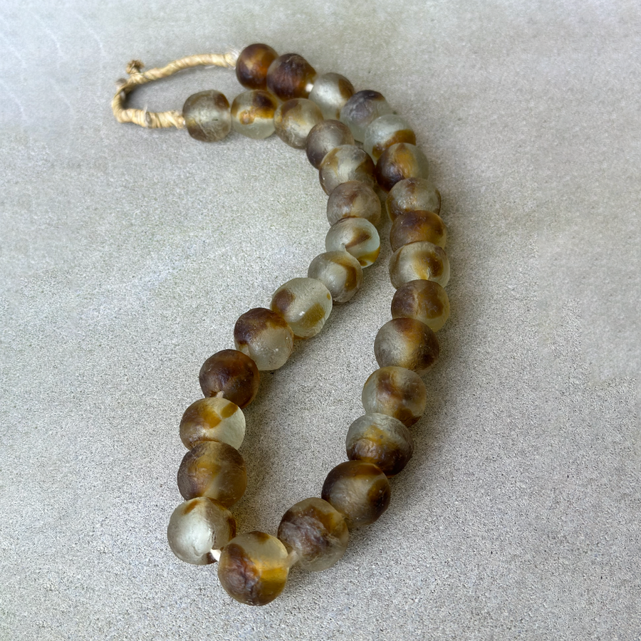 African Glass Beads - Tortoise