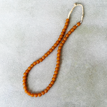 African Glass Beads - Orange
