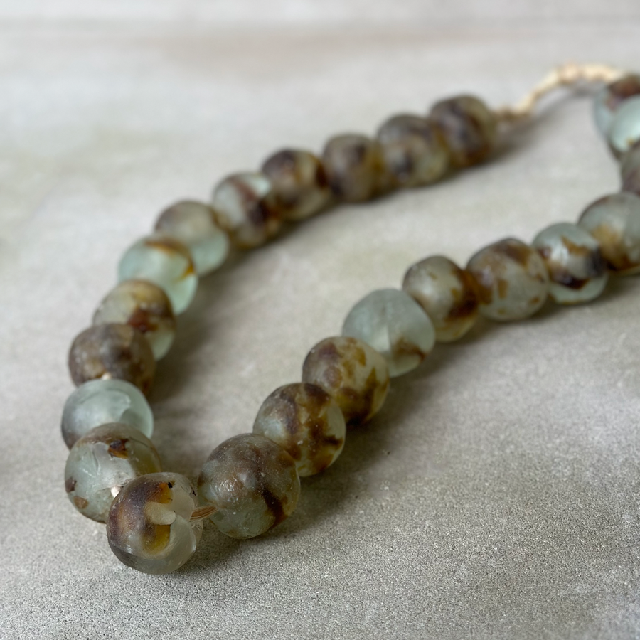 African Glass Beads - Tortoise