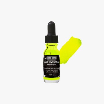 Liquid Watercolor Neon Chartreuse