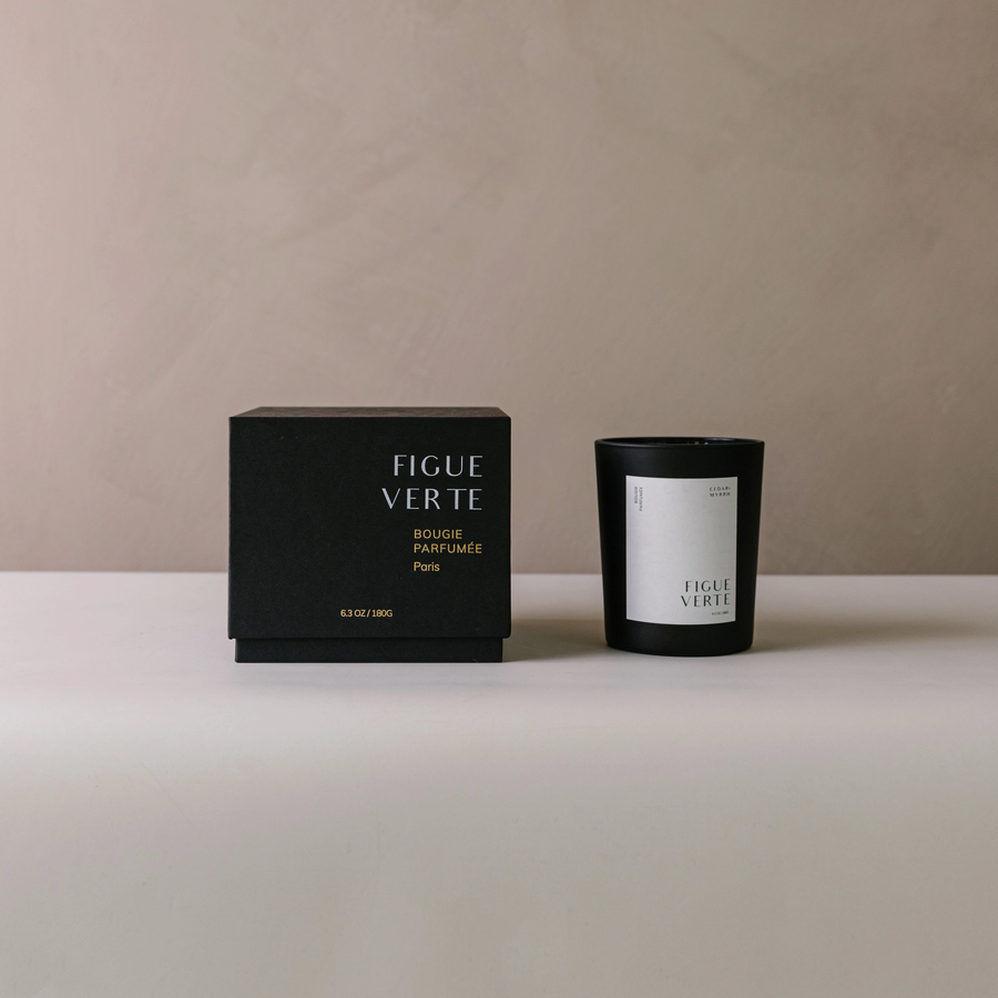Bougie Parfumée_figue Verte
