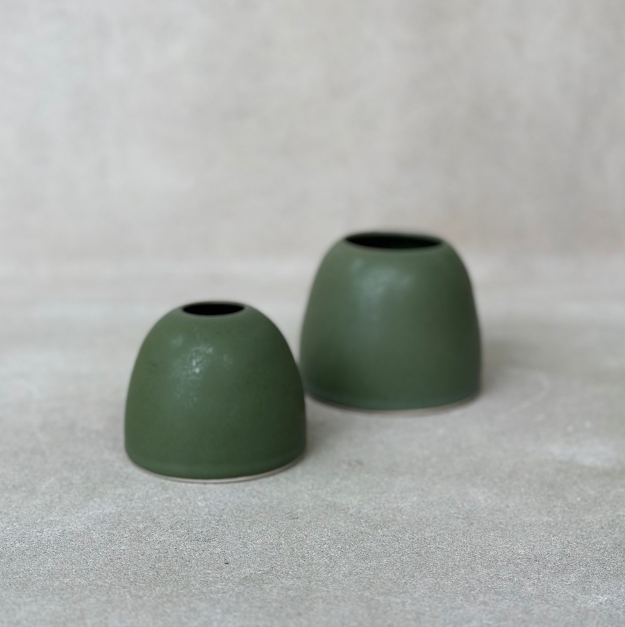 TQD Porcelain Vase / Avocado / Small