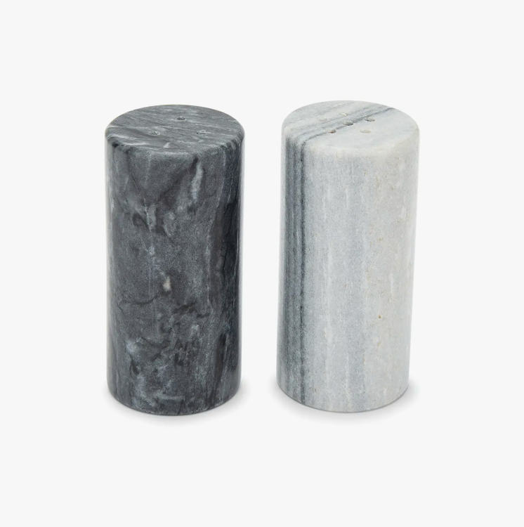 Marble Salt and Pepper set/2
