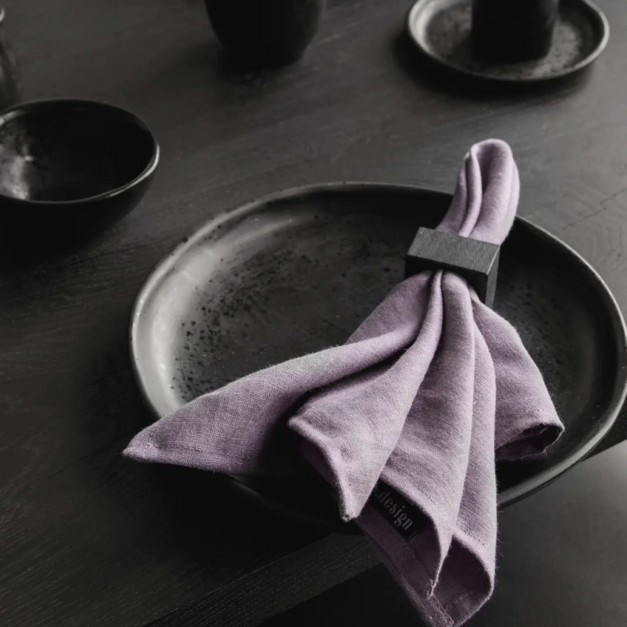 Linen Napkins Plum / Set of 2