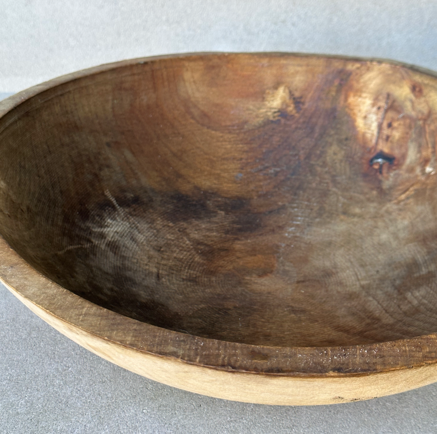 Vintage Handcarved Wood Bowl