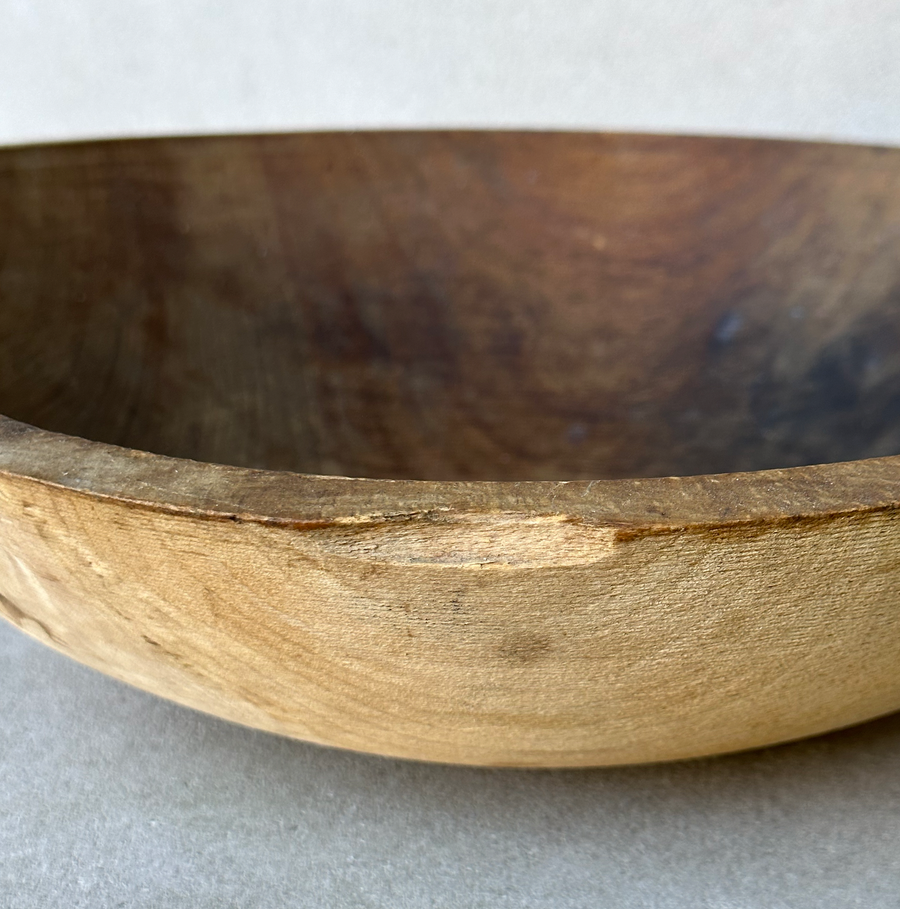 Vintage Handcarved Wood Bowl