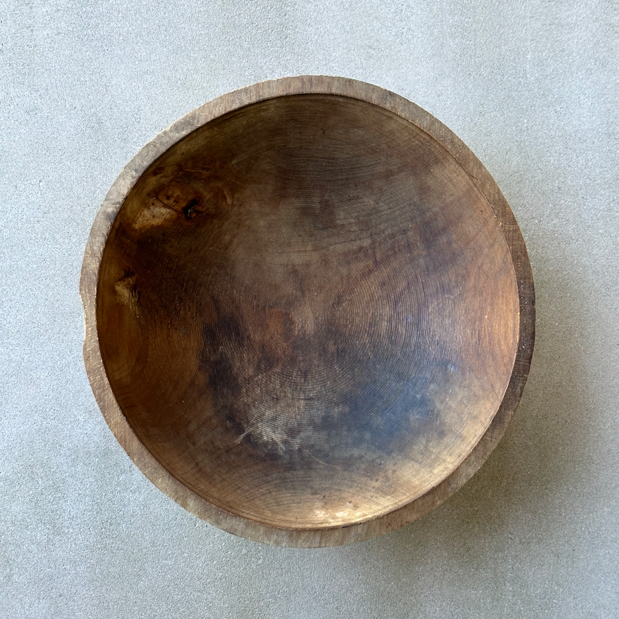 Vintage Handcarved Wood Bowl