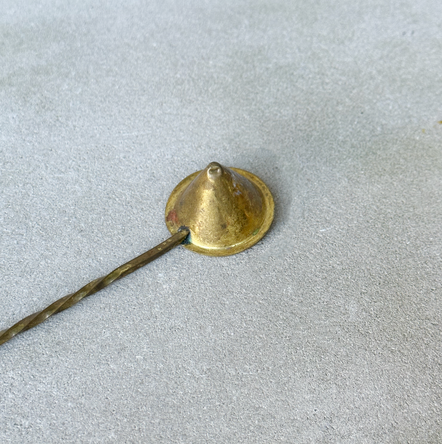 Vintage Brass Candle Snuffer / Twist