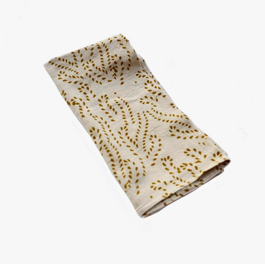 Gold Vine Napkins (Set of 4)