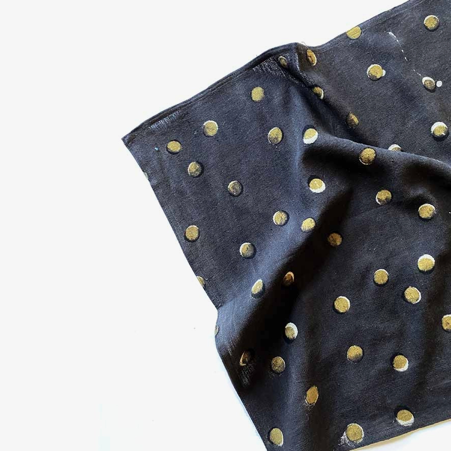 Moon Dots - Hand Dyed Napkins (Set of 4)