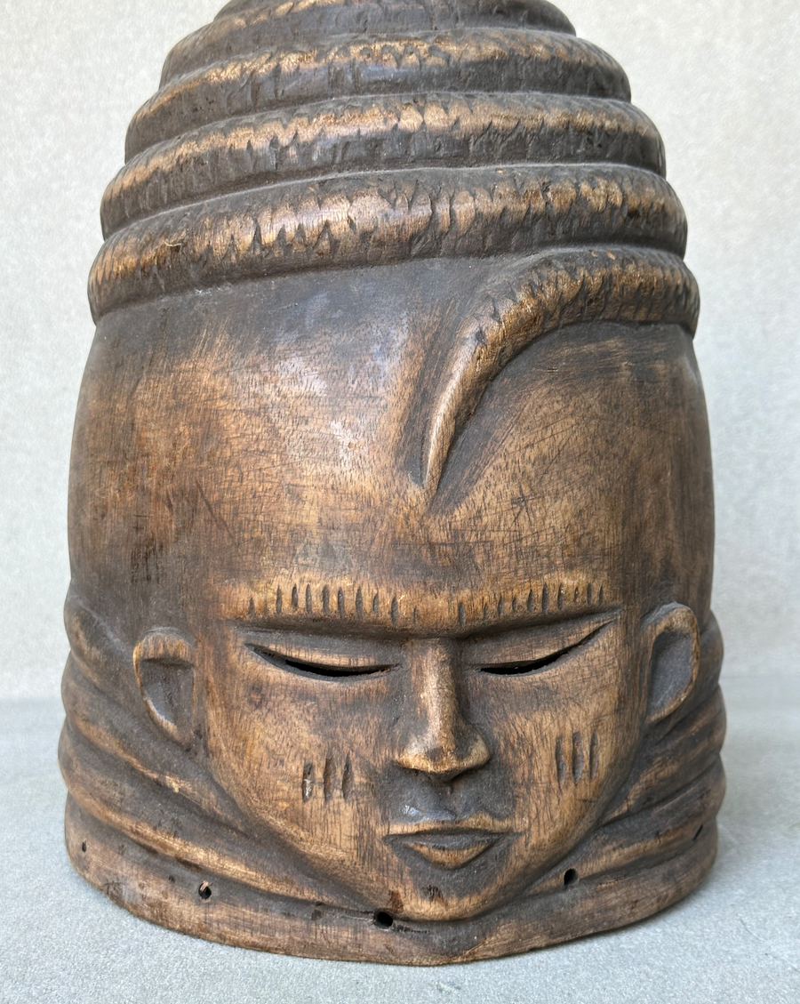 African Bundu / Sowei Helmet Mask