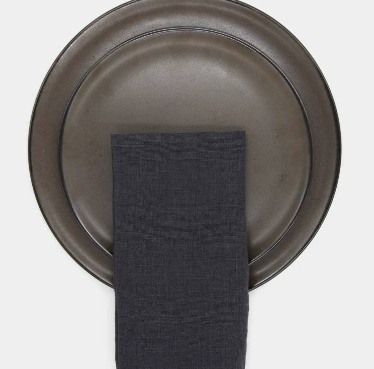 Linen Napkins Midnight (Set of 2)