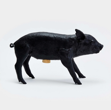 Bank in the Form of a Pig - Black Matte