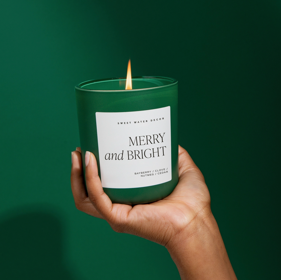Merry and Bright 15 oz Soy Candle