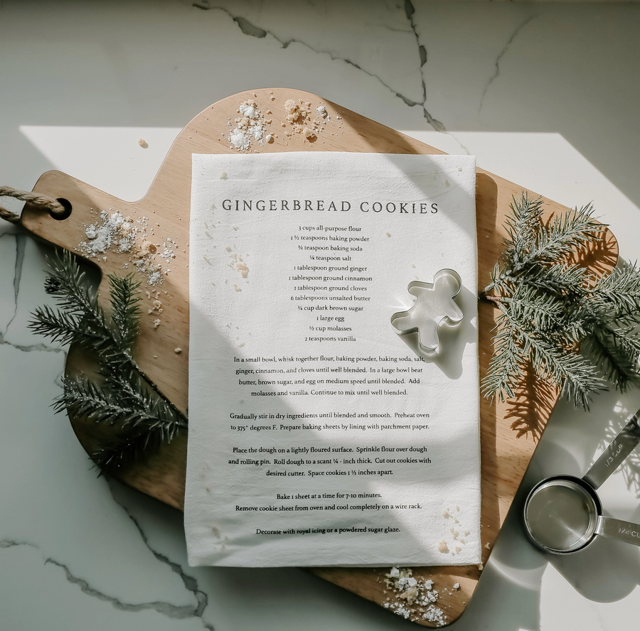 Gingerbread Cookies Tea Towel