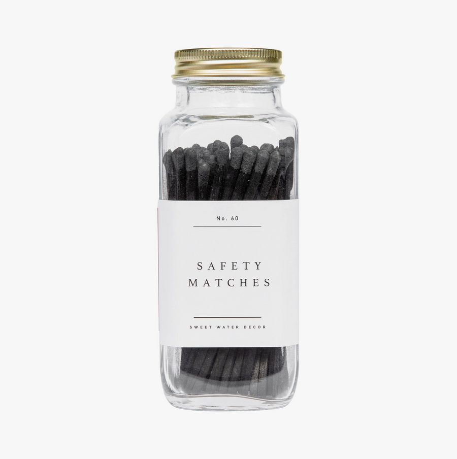 Black Safety Matches