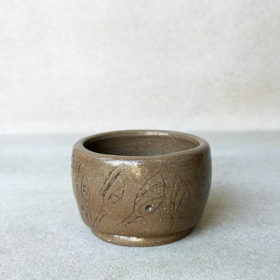 Vintage Taupe Studio Pottery