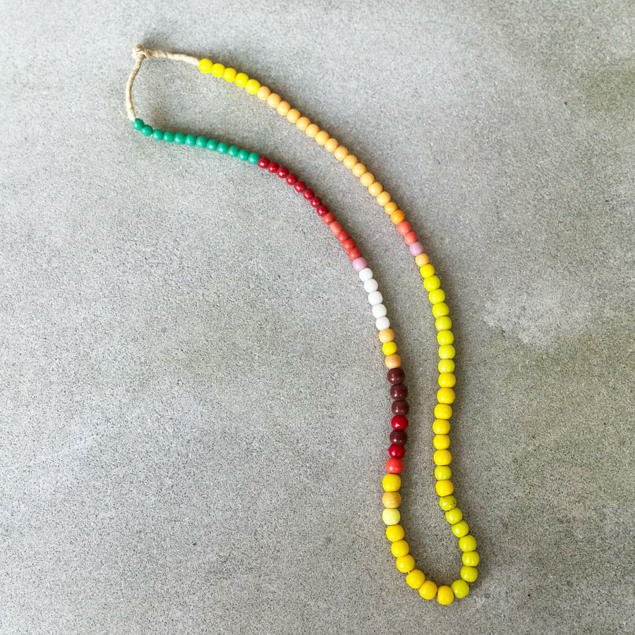 Small Colored Brass African Beads