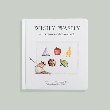 Wishy Washy: A Board Book of First Words and Colors