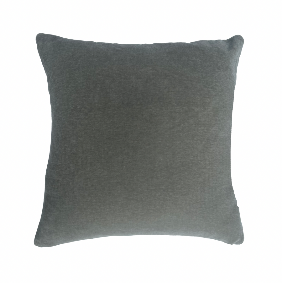 Grey Velvet Pillow / 20