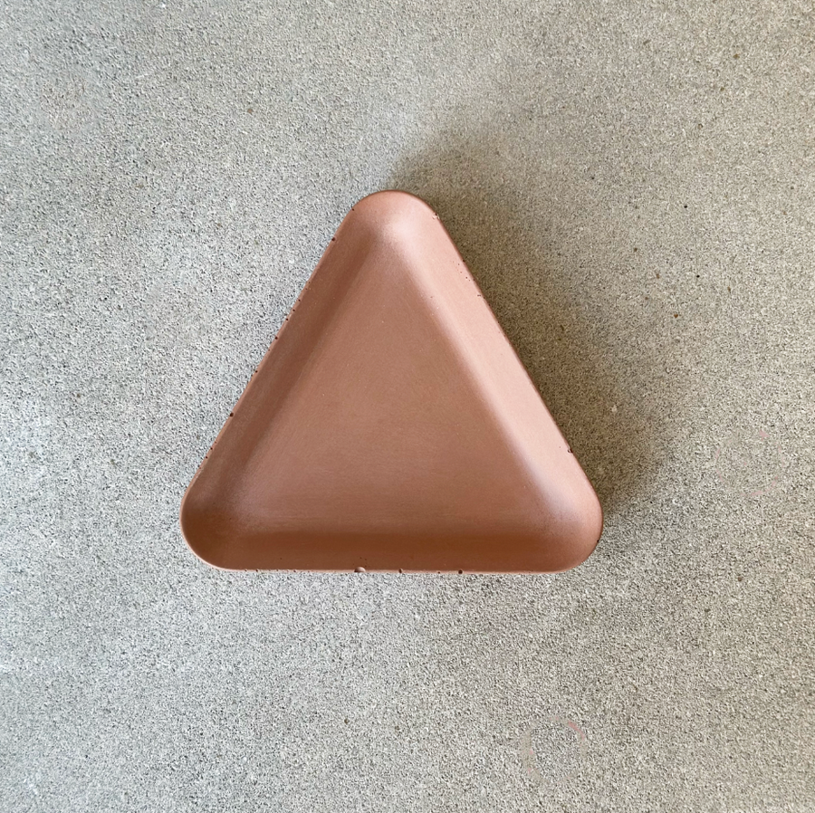 Concrete Trinket Tray / TerraCotta