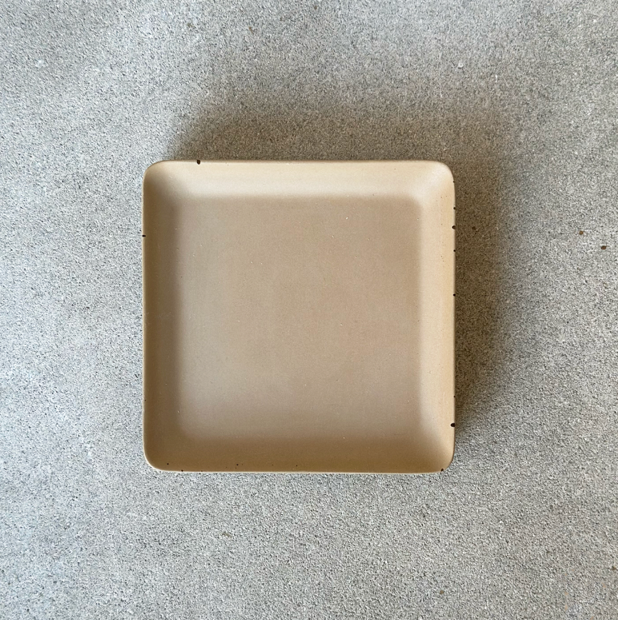 Concrete Trinket Tray / Wheat