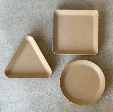 Concrete Trinket Tray / Wheat