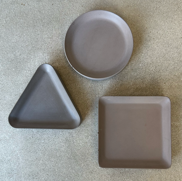 Concrete Trinket Tray / Dusty Plum