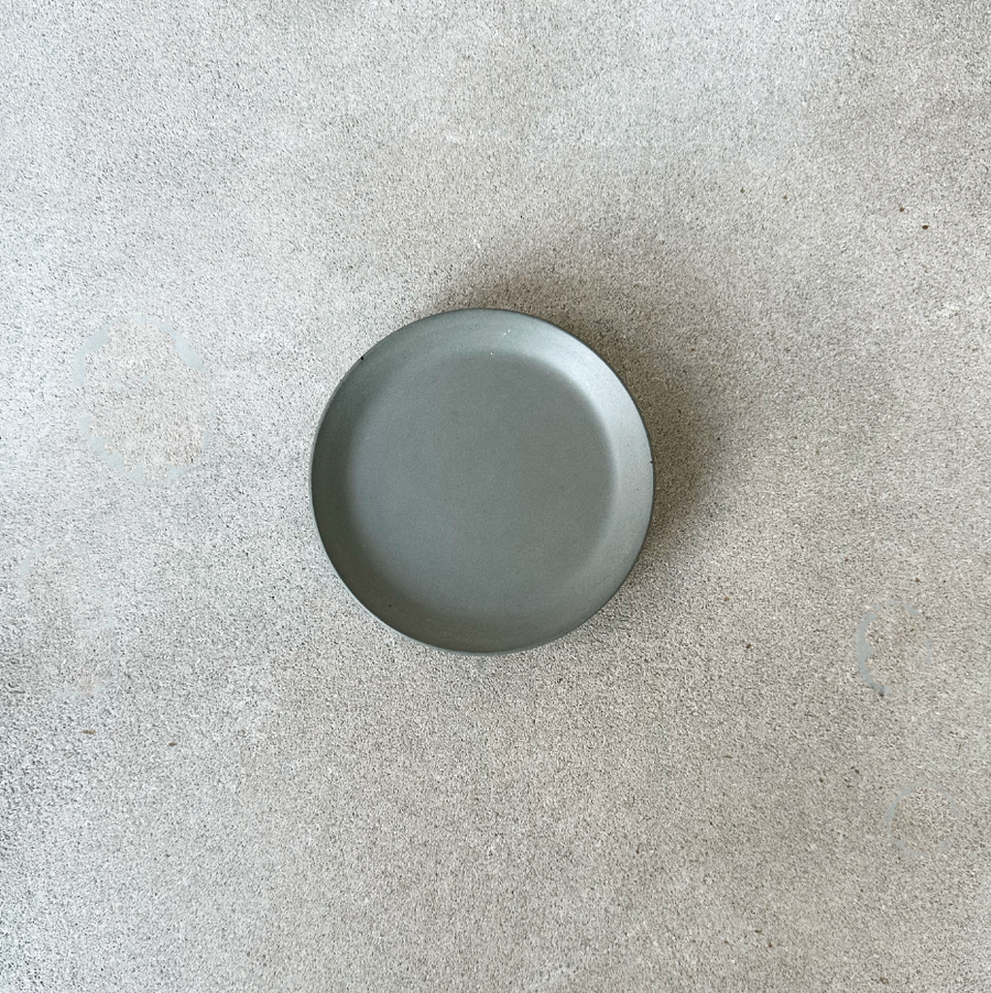 Concrete Trinket Tray / Fog