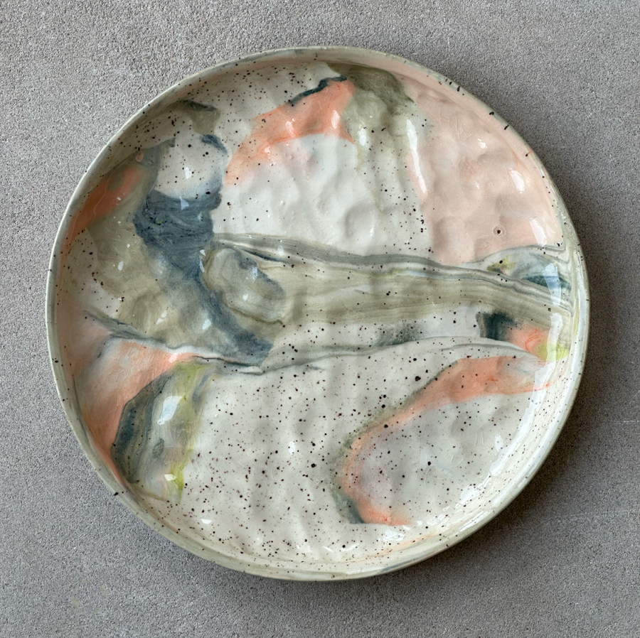 MVP Nerikomi Plate / Sky
