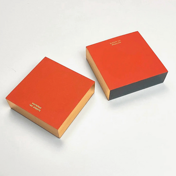 Red ColorPad with Gilded edge -small square