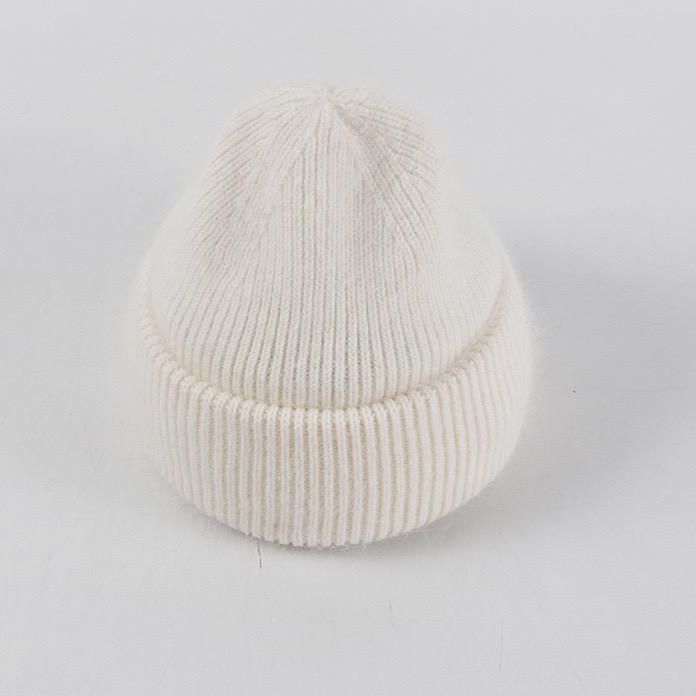 Angora Beanie Hat / Ivory