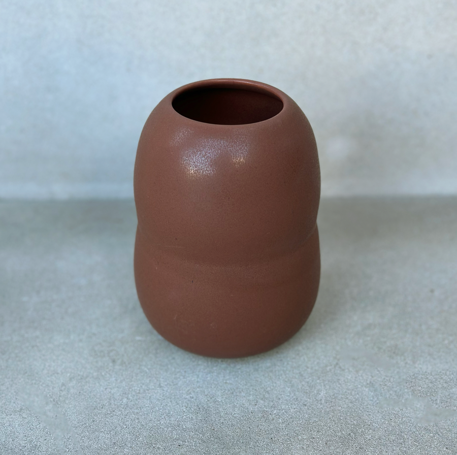 TQD Medium Porcelain Vase / Brick