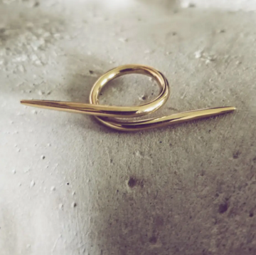 Brass Barbed Wire Ring