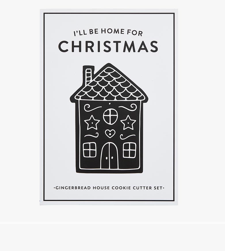 Gingerbread House Cookie Cutter Book Box - Set of 10
