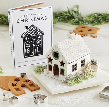 Gingerbread House Cookie Cutter Book Box - Set of 10