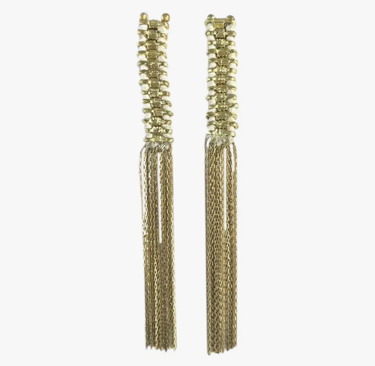 Temple Tassel Earrings