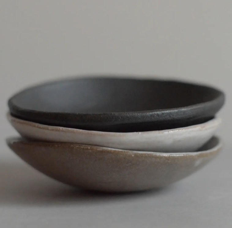 Raw Black Clay Smudging Bowl