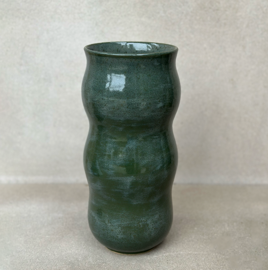 Dara Schuman Emerald Waves Vase