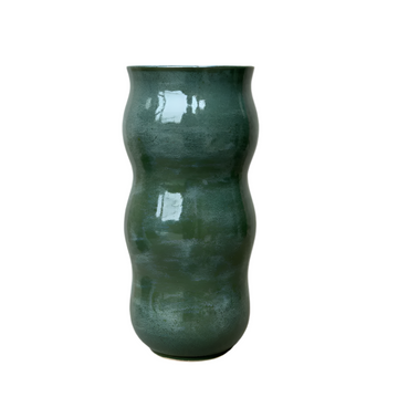 Dara Schuman Emerald Waves Vase