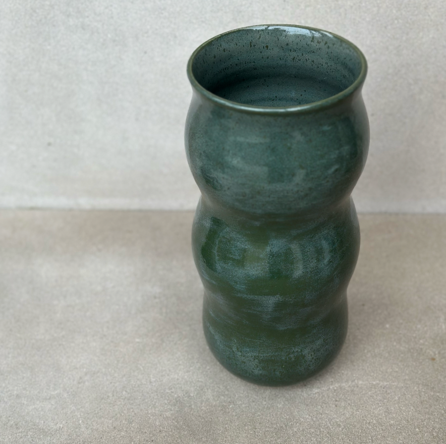 Dara Schuman Emerald Waves Vase