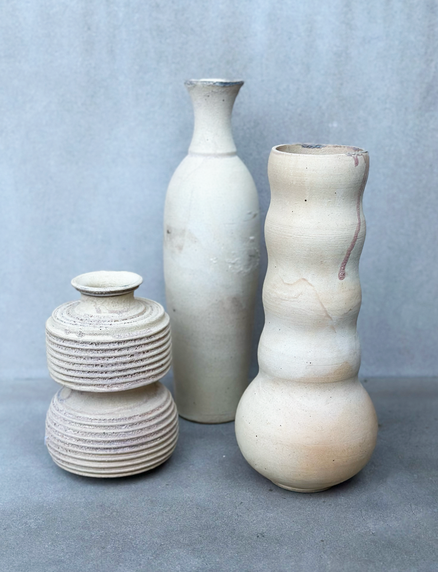 Dara Schuman Tall Sand Vase