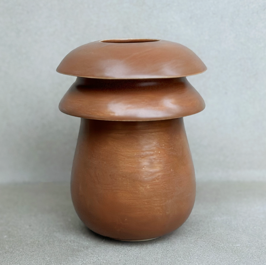 Dara Schuman Sienna Mushroom Vase