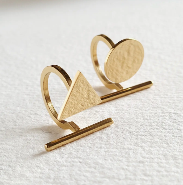 Tri Line Ring