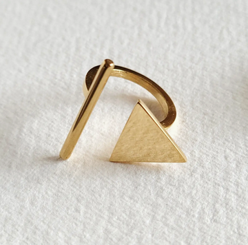 Tri Line Ring