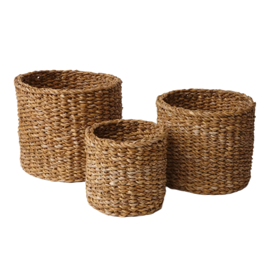 Seagrass Mini Round Basket