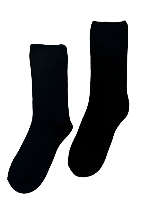 Extended Cloud Socks / Jet Black
