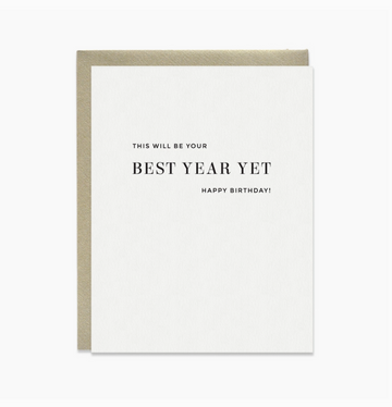 Best Year Yet Greeting Card