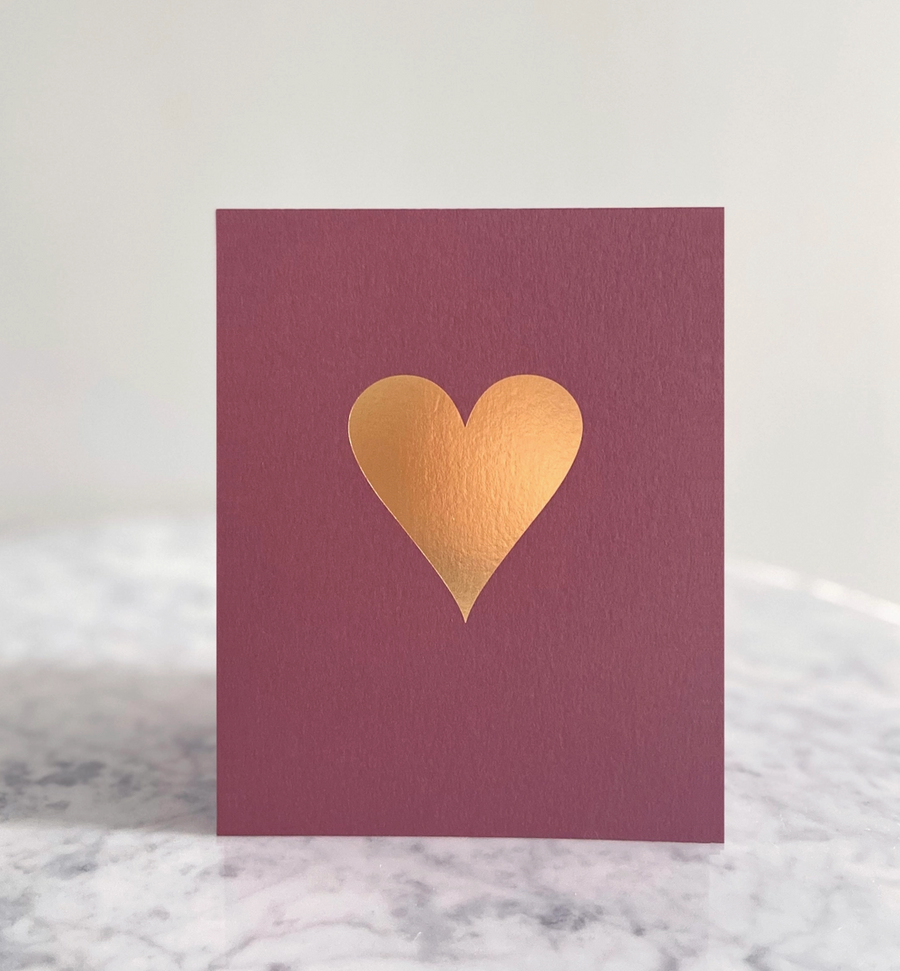 Heart of Gold Greeting Card