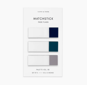 Matchstick Page Flag Set / Apollo/Juniper/Verona